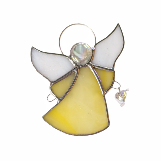 Stained Glass Angel Suncatcher